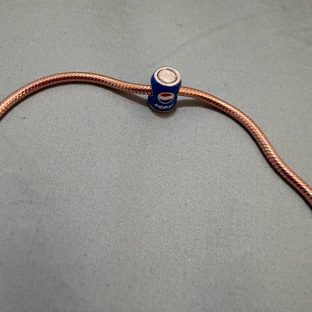 Silver & Blue Pepsi Can Charm - Picture 4 of 5